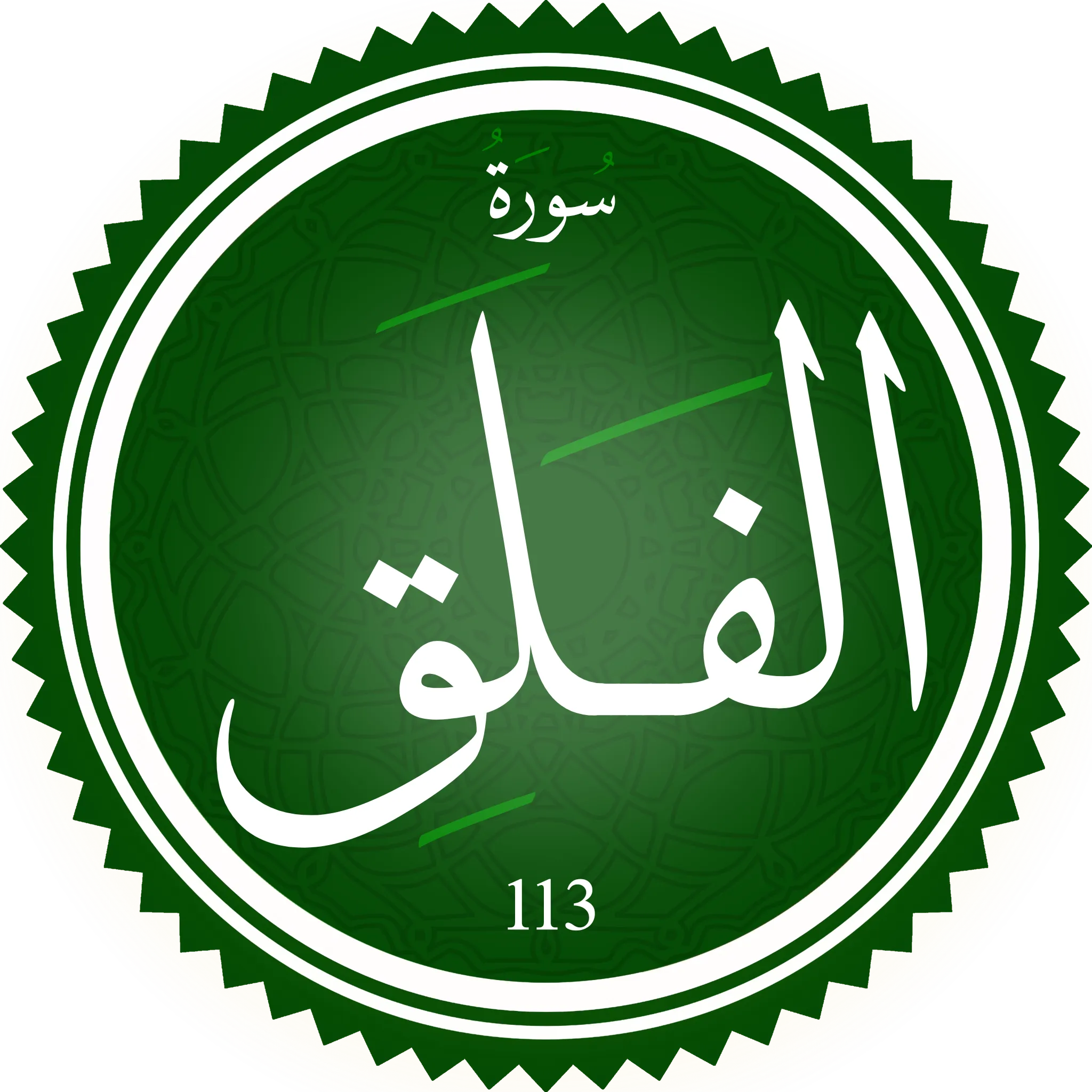 اختبار سورة الفلق